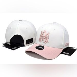 AMIRI White and Pink Women's Hat